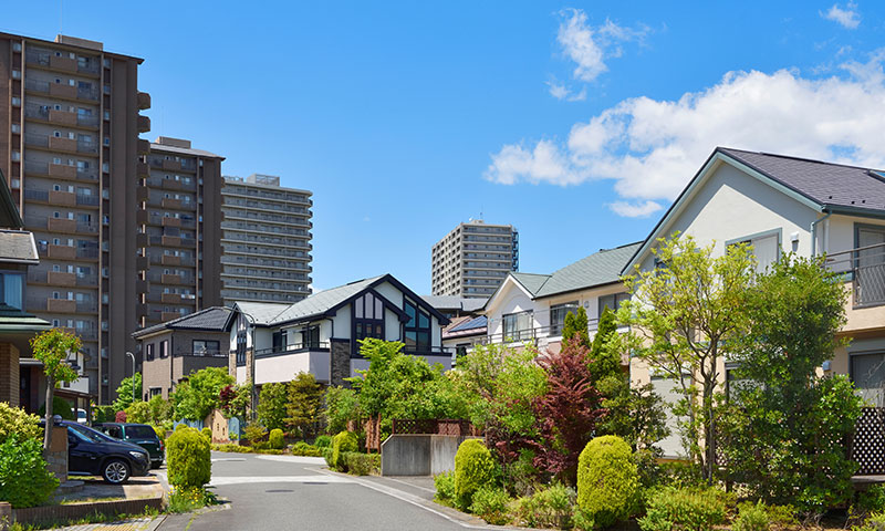 住宅地近辺におすすめ